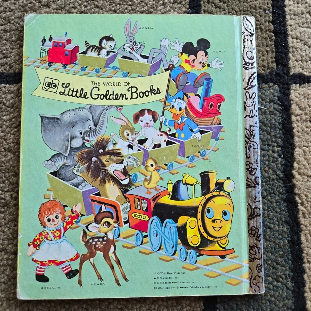 Vintage Rudolph the Red-Nosed Reindeer Little Golden Book 331 Retro Christmas